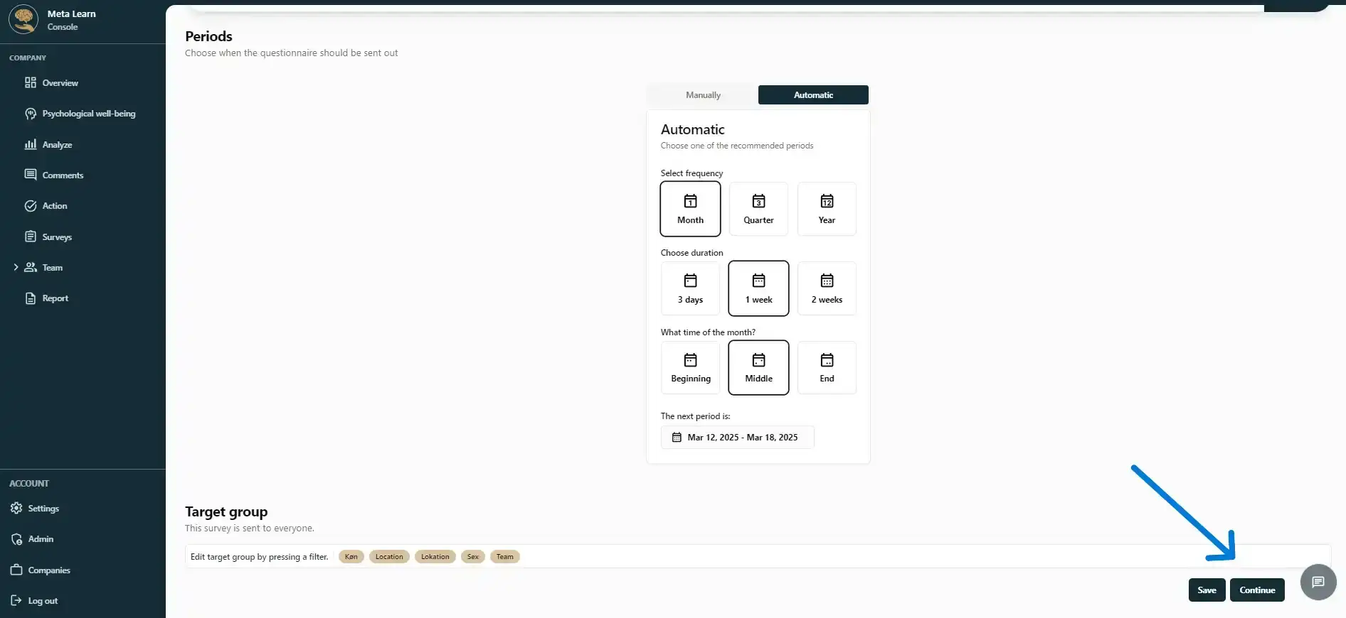 Create your own survey, Step 16