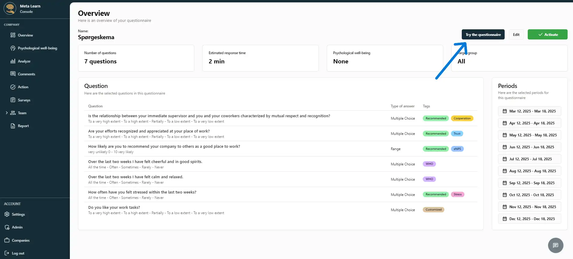 Opret din egen undersøgelse, Trin 17