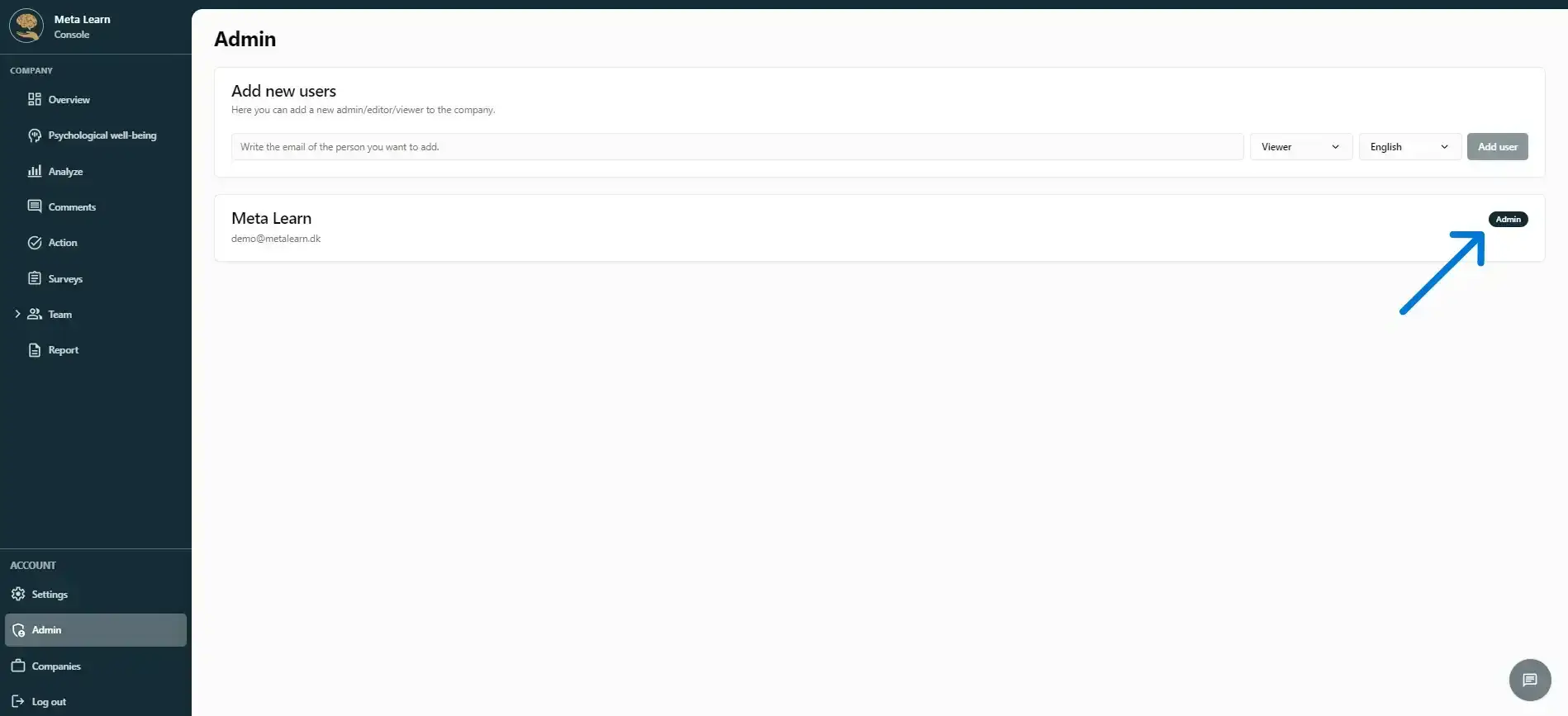 How to manage admin access, step 2