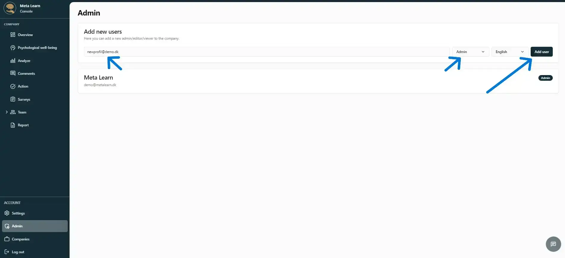 How to manage admin access – Step 3